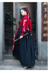 Cổ Trang Hiệp Khách Song Hạc Ý Thiên Đỏ