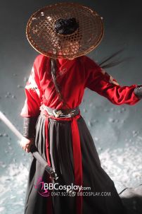 Cổ Trang Hiệp Khách Song Hạc Ý Thiên Đỏ