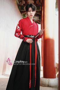 Cổ Trang Hiệp Khách Song Hạc Ý Thiên Đỏ