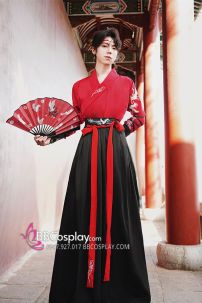 Cổ Trang Hiệp Khách Song Hạc Ý Thiên Đỏ