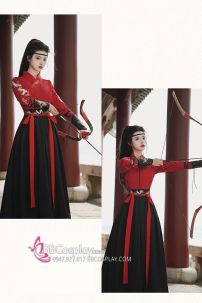 Cổ Trang Hiệp Khách Song Hạc Ý Thiên Đỏ