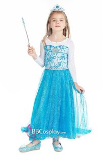 Váy Noel Công Chúa Elsa Bé Gái