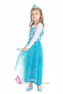 Váy Noel Công Chúa Elsa Bé Gái