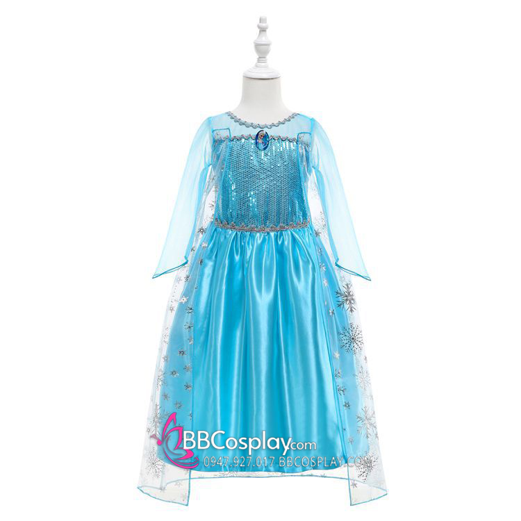 Váy Elsa, đầm công chúa cho bé gái siêu đáng yêu thời trang  210-HTL206_NIDALA | Shopee Việt Nam