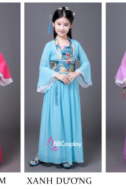 Trang Phục Hằng Nga Cho Bé - Màu Hồng Đậm