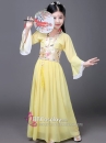 Trang Phục Hằng Nga Cho Bé Mẫu Cơ Bản Màu Vàng