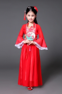 Trang Phục Hằng Nga Cho Bé - Màu Đỏ