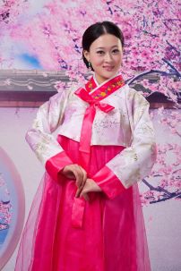 Hanbok Hồng 2 Lớp Giá Rẻ