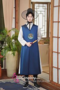 Hanbok Hàn Nam Xanh Navy