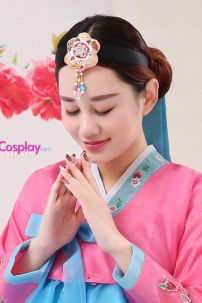 Băng Đô Cài Tóc Hàn Quốc - Cài Tóc Hanbok - Màu Đỏ