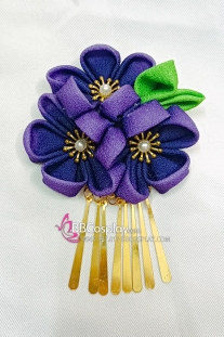 Kanzashi Nhật Bản Hoa Tím