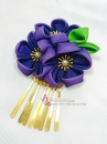 Kanzashi Nhật Bản Hoa Tím