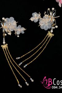 Kẹp Cài Tóc Chuồn Chuồn Vàng