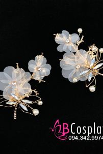 Kẹp Cài Tóc Chuồn Chuồn Vàng