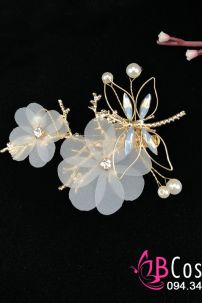 Kẹp Cài Tóc Chuồn Chuồn Vàng