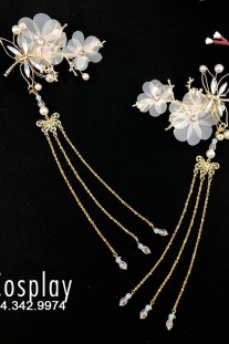 Kẹp Cài Tóc Chuồn Chuồn Vàng