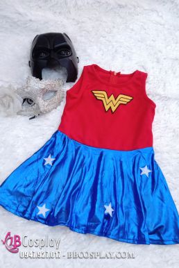 Đầm Wonder Woman Bé Gái