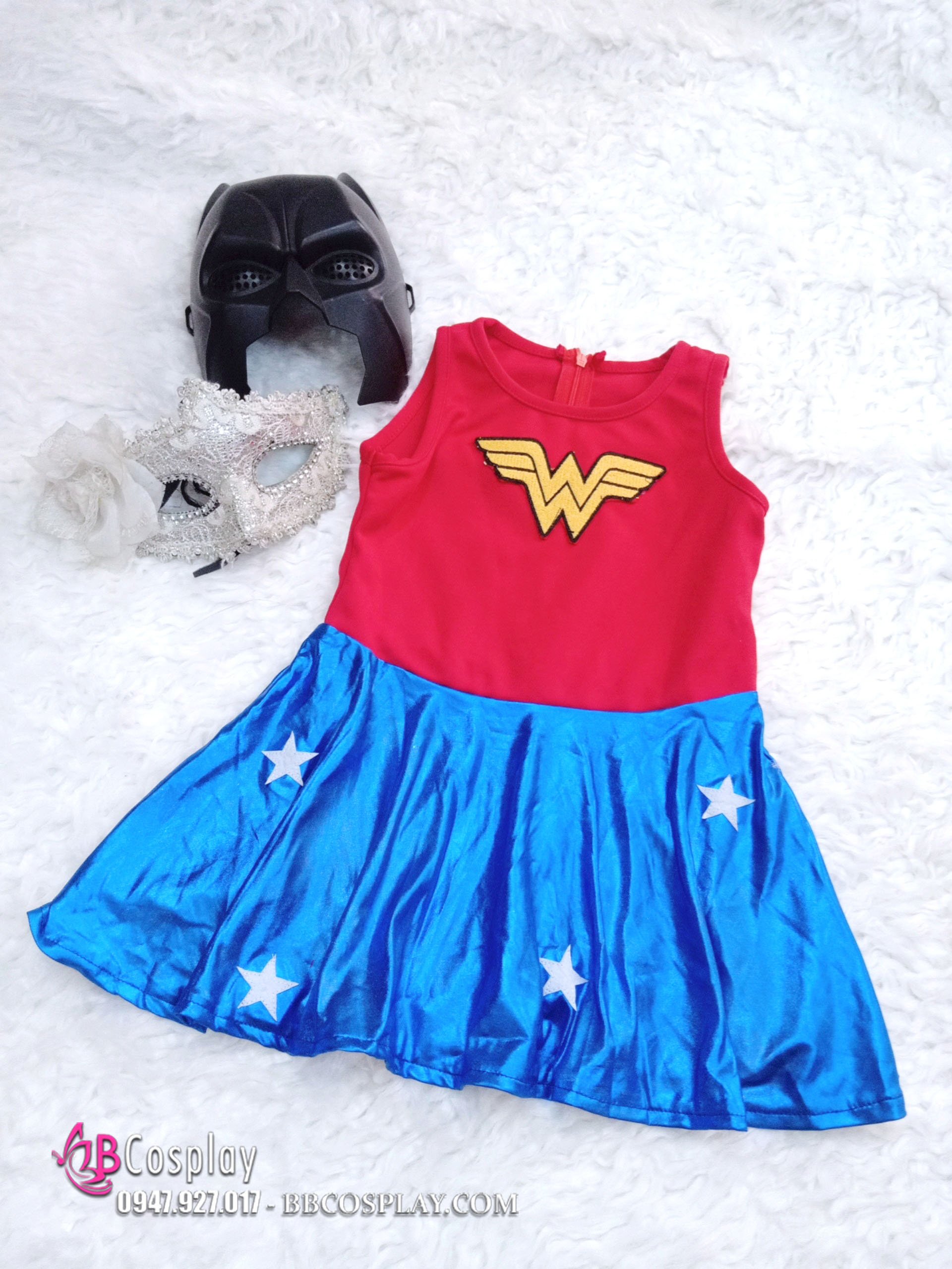 Đầm Wonder Woman Bé Gái