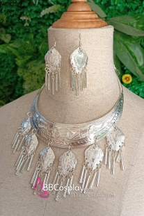 Bộ Vòng Cổ Hoa Tai Dân Tộc