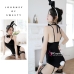 Đồ Sexy Thỏ Bunny Playboy Đen Nhung