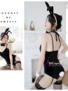 Đồ Sexy Thỏ Bunny Playboy Đen Nhung