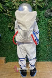 Đồ Phi Hành Gia Trắng Nón Bạc - Astronaut Costume