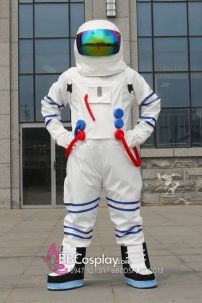 Đồ Phi Hành Gia Trắng Nón Bạc - Astronaut Costume