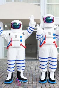 Đồ Phi Hành Gia Trắng Nón Bạc - Astronaut Costume
