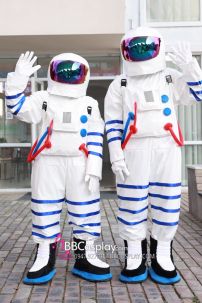 Đồ Phi Hành Gia Trắng Nón Bạc - Astronaut Costume