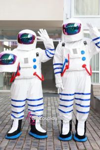 Đồ Phi Hành Gia Trắng Nón Bạc - Astronaut Costume