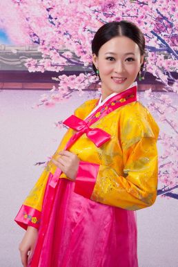 Váy Hanbok Giá Rẻ Áo Vàng Váy Hồng