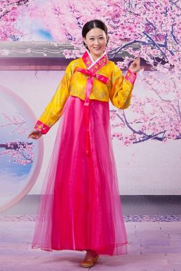 Váy Hanbok Giá Rẻ Áo Vàng Váy Hồng