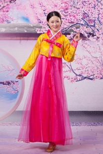 Váy Hanbok Giá Rẻ Áo Vàng Váy Hồng