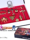 Bộ Móc Khóa Báu Vật Ngàn Năm Yu-Gi-Oh! Màu Vàng 18K