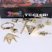 Bộ Móc Khóa Báu Vật Ngàn Năm Yu-Gi-Oh! Màu Vàng 18K