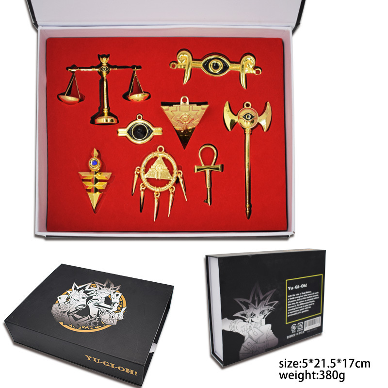 Bộ Móc Khóa Báu Vật Ngàn Năm Yu-Gi-Oh! Màu Vàng 18K