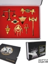 Bộ Móc Khóa Báu Vật Ngàn Năm Yu-Gi-Oh! Màu Vàng 18K