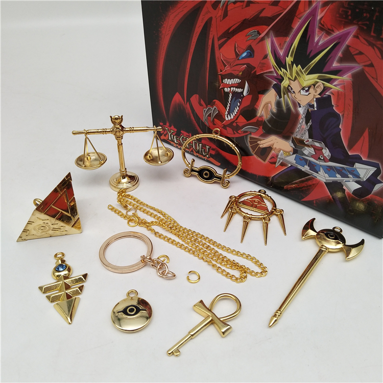 Bộ Móc Khóa Báu Vật Ngàn Năm Yu-Gi-Oh! Màu Vàng 18K