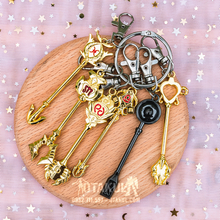 Bộ 6 Móc Chìa Khóa Fairy Tail