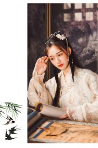 Hán Phục Quý Phi Vinh Cơ Tone Kem