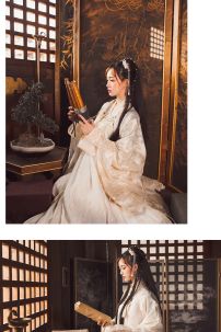 Hán Phục Quý Phi Vinh Cơ Tone Kem