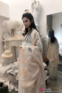 Hán Phục Quý Phi Vinh Cơ Tone Kem