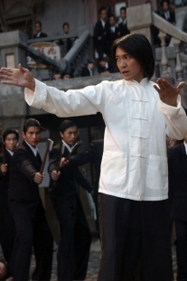 Sườn Xám Châu Tinh Trì - Áo Sẩm Nam Trắng