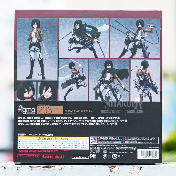 Mô Hình Figma 203 Mikasa Ackerman - Attack On Titan