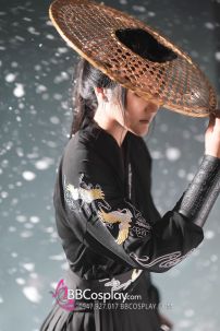 Cổ Trang Lữ Khách Song Hạc Ý Thiên Đen