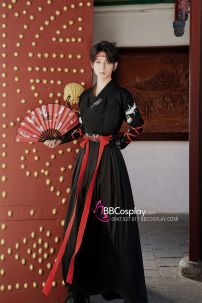 Cổ Trang Lữ Khách Song Hạc Ý Thiên Đen