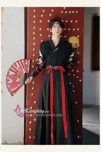 Cổ Trang Lữ Khách Song Hạc Ý Thiên Đen