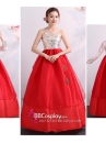 Hanbok Lễ Tết Hàn Voan Thêu Váy Hai Tầng