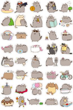 Bộ Sticker Mèo Pusheen