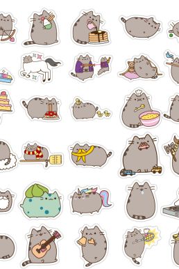 Bộ Sticker Mèo Pusheen